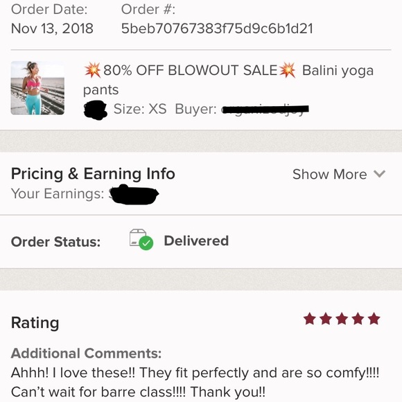 NWT 💥SALE💥 Balini yoga pants - Picture 6 of 8